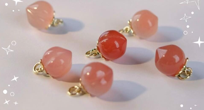 Charm ngọc quả đào