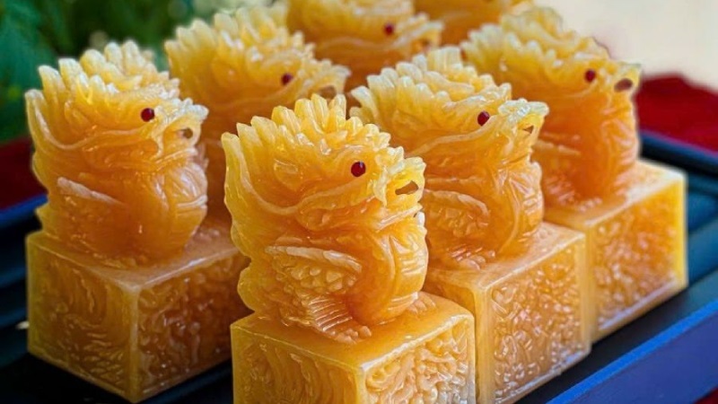 Ấn Rồng/Mặt Rồng ngọc tượng trưngcho quyền lực và thịnh vượng