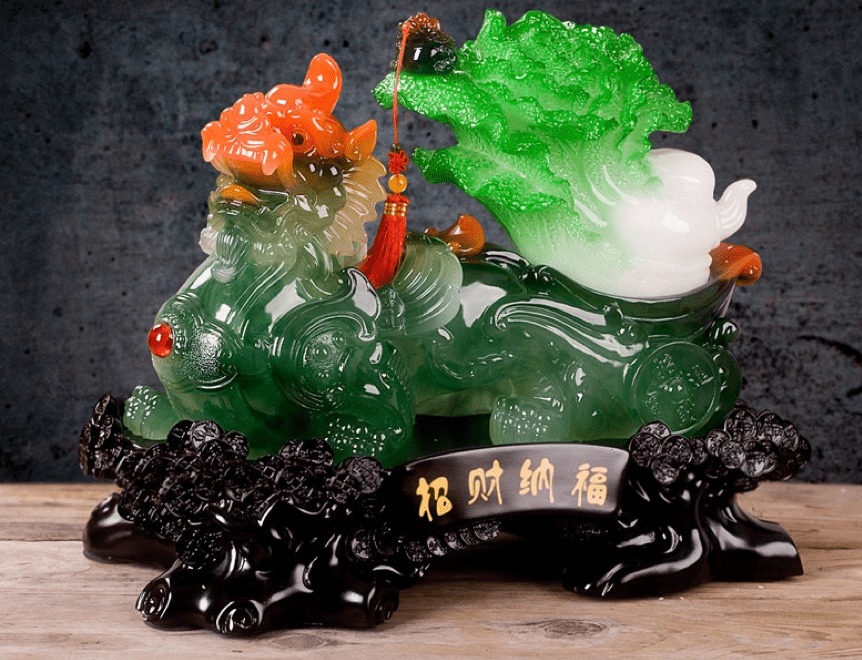 Đặt vật phẩm phong thủy bằng ngọc trong phòng khách giúp mang đến nhiều điều tốt đẹp